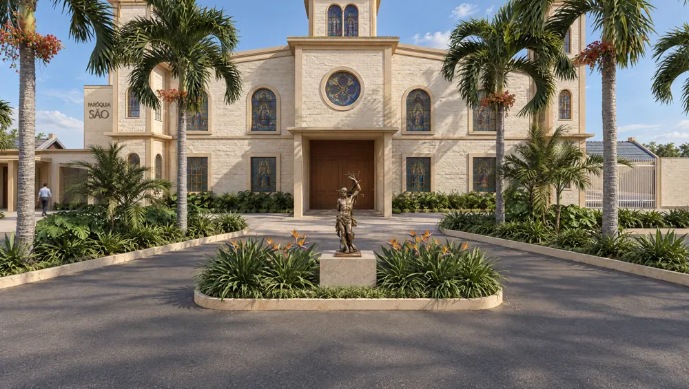 Igreja São Sebastião: fachada
