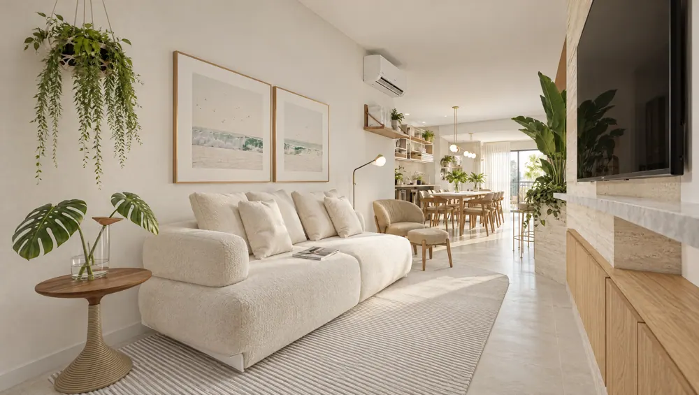 Apartamento TD: estar